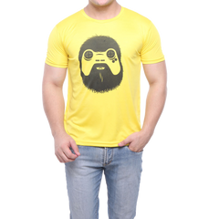 Plain yellow mens t-shirt