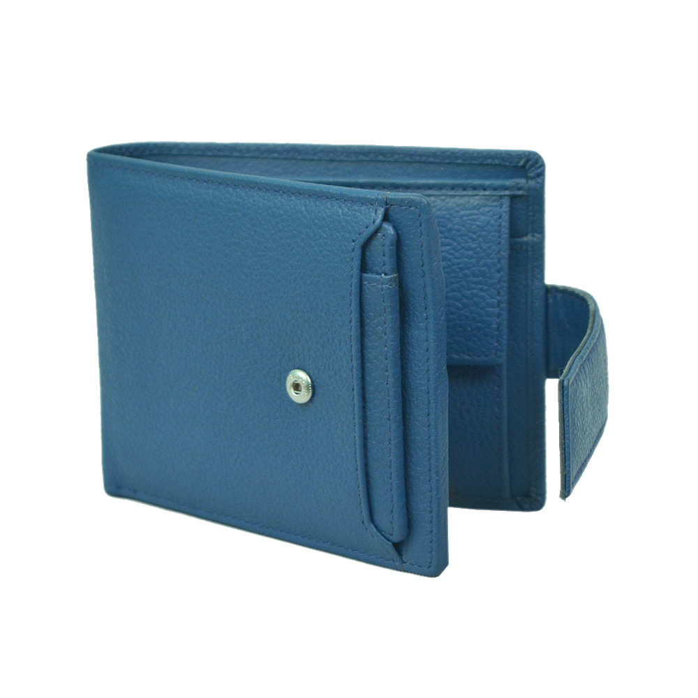 mens blue wallet