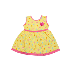 yellow baby girl dress